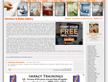 Tablet Screenshot of kitchens-baths-stores.com